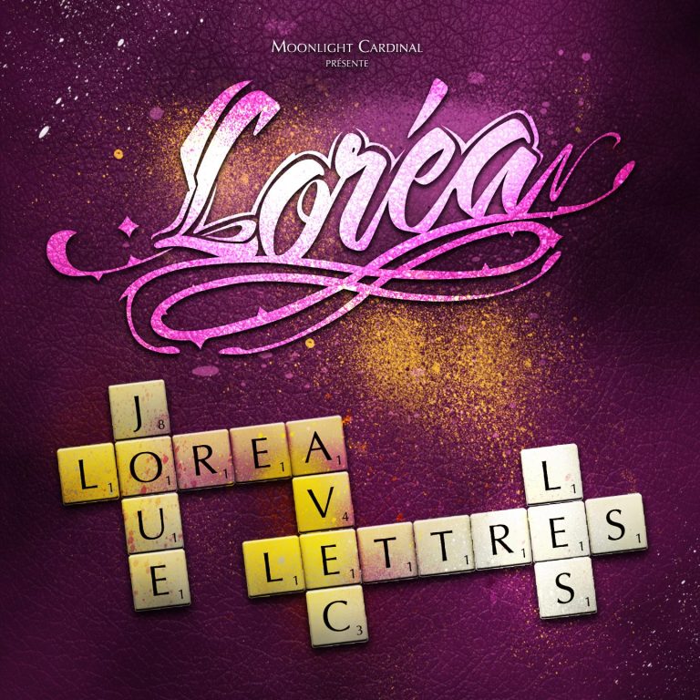 Album de rap intitulé "Lorea joue avec les lettres" de Lorea padma